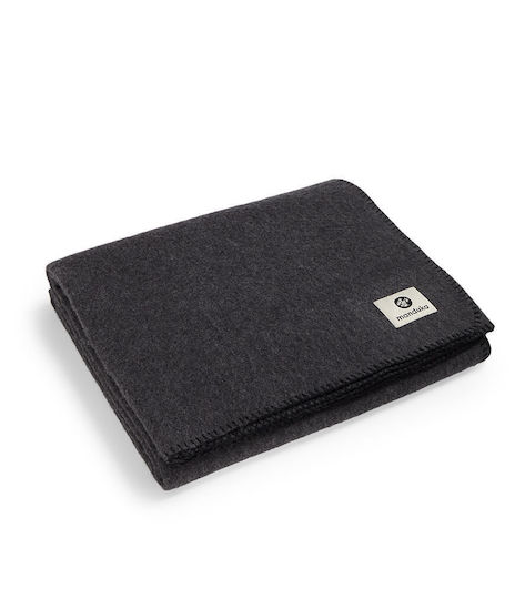 Manduka Essential Wool Blanket Thunder Wool Yoga Blanket