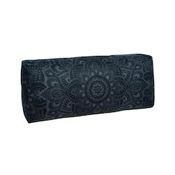 Yoga Design Lab Mandala Charcoal Yoga Bolster