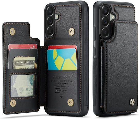 Caseme Leder Brieftasche / Synthetisches Leder Schwarze (Galaxy A37Nokia C22)