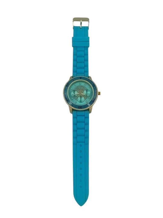 Damenuhren 40mm Batterie mit Gummi Armband
