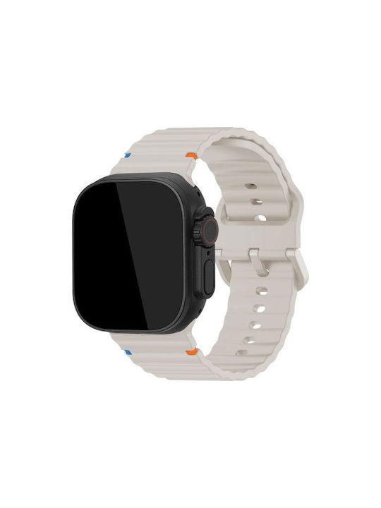 Mobilize Кайшка Бежова Apple Watch Series 42/44/45/49 мм Mobilize Кайшка Бежова Apple Watch Series 42/44/45/49 мм