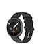 Tech-Protect Silikon Tragbare Bänder Schwarz Galaxy Watch 8 / 8 Classic / 9