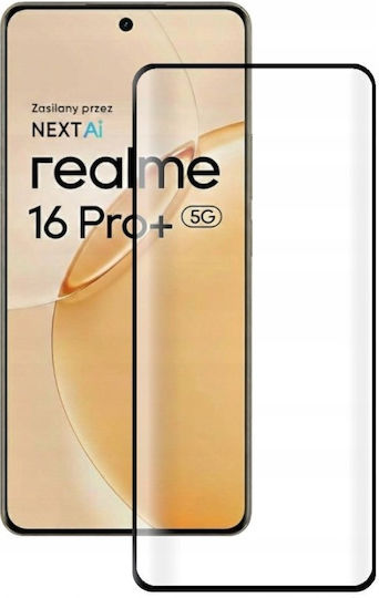 5D Full Glue Закалено Стъкло За Realme 16 Pro+