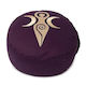 Meditation Cushion Goddess Motif – Dark Purple ...