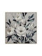 Canvas Painting White & Blue Florals 62x62x2.8