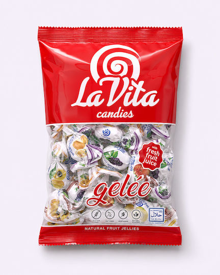 3 Lavita Jeleuri De Pectină Vegan Mix De 6 Fructe 200gr 2+1 Cadou