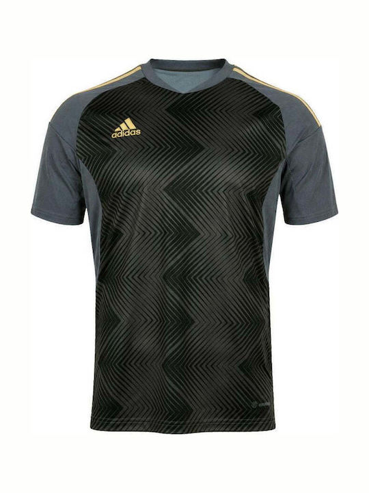 Men's Adidas Micond22 Jersey Gray-black Hb5392 Black