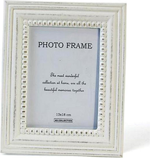 Zaros Plastic Photo Frame with White Frame