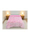 Dimcol Kinderbettdecke Einhorn Rosa 175x225cm