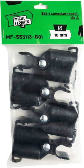 Set 4 Conectori Plug Micul Fermier Tip A Ø16mm