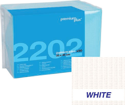 Premium Plus Patient Towels 3ply 33cm X 45cm 50 Pieces White