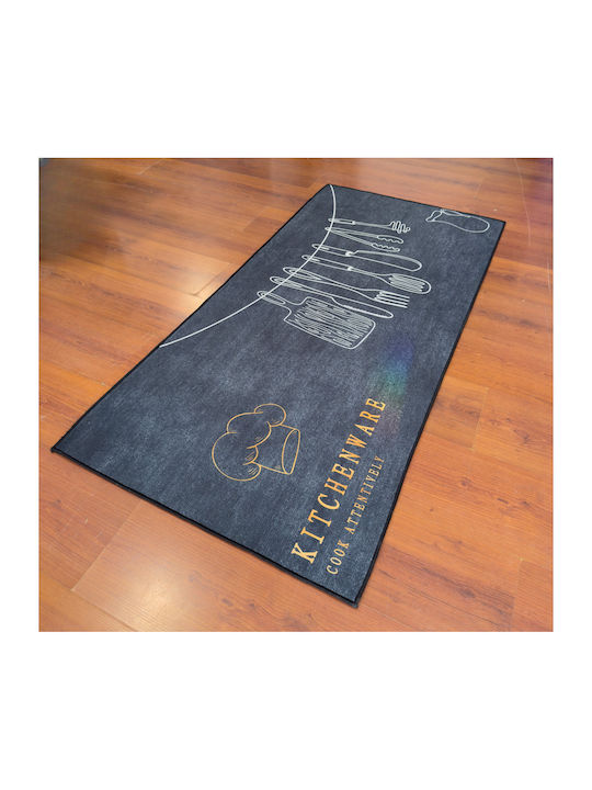 Epavlis Homeware Cook Kitchen Runner Mat with Non-Slip Backing Non-Slip 70x140cm