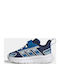 Tensaur Run 4.0 Kinder Sportschuhe Laufen mit Bügel- und Schleifenverschluss Marineblau