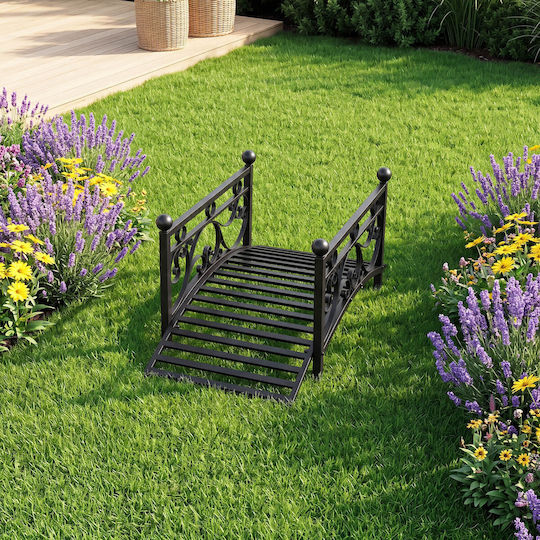 Costway Decorative Metal Garden Bridge 43.18x45.72x101.6cm NP13630
