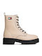 Damen Stiefeletten Beige