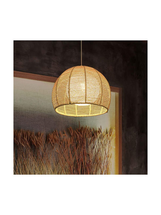 Boho Grid Pendant Light with E27 Socket