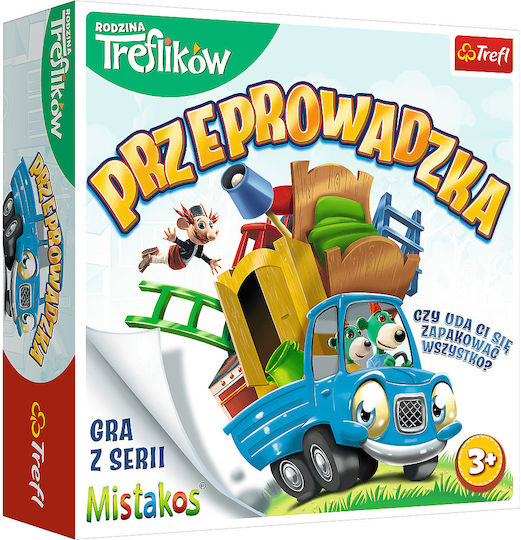 Επιτραπέζιο Παιχνίδι Moving With The Treflik Family για 1-4 Παίκτες 3+ Ετών 25330 (PL) Trefl