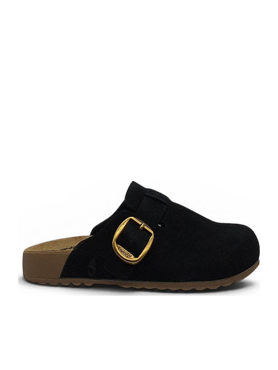 Fantasy Sandals Damen Hausschuhe Schwarze