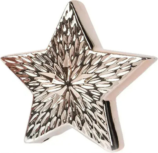 Beauty Home Christmas Plastic Star Burgundy 11x2.9x12cm