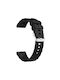 Silikon Tragbare Bänder Ocean Pattern Silber Verschluss Xiaomi Watch S4 41mm Schwarz