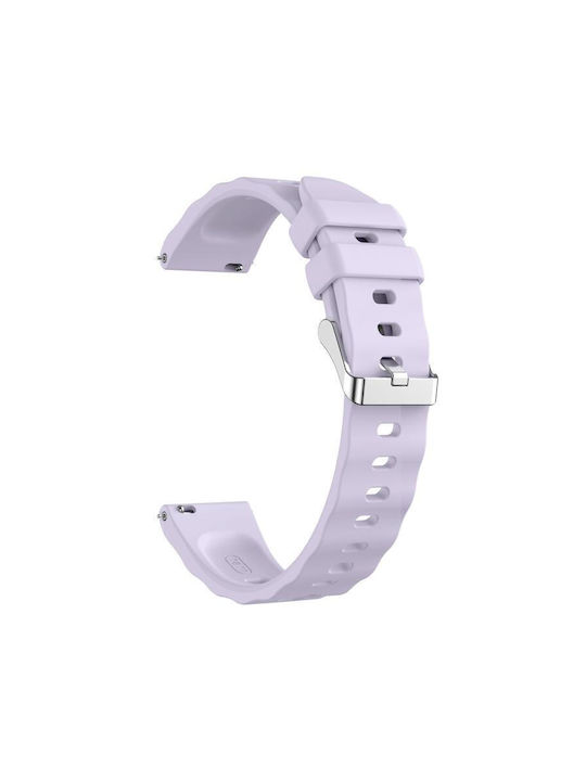Curea din silicon Ocean Pattern cu cataramă argintie Xiaomi Watch S4 41mm Purple