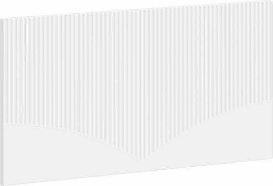 vidaXL Kopfstütze Für Betten Hölzernes Weiß 100x50cm