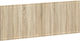 vidaXL Wooden Beige Bed Headboard 140x50cm