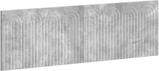 vidaXL Wooden Grey Bed Headboard 160x50cm