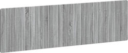 vidaXL Табла за легло Дървена Сива 180x50cm