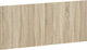 vidaXL Wooden Beige Bed Headboard 120x50cm