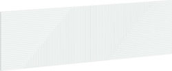 vidaXL Дървена Бяла Табла за Легло 180x50cm