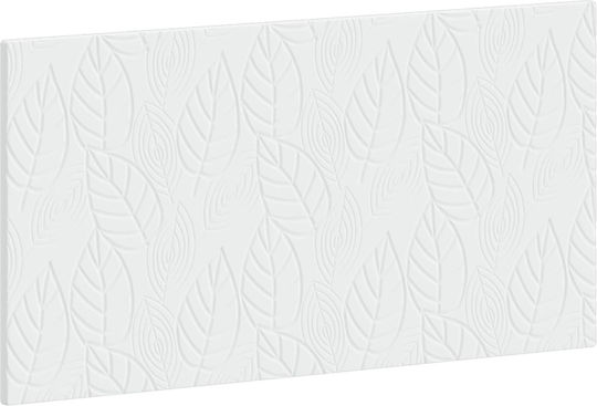 vidaXL Kopfstütze Für Betten Hölzernes Weiß 100x50cm