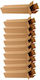 Cardboard Tube 150x150x1500mm 3w 400g/m2 10 Pcs