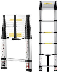 Scară Telescopică Din Aluminiu Simplă Cu 13 Trepte Înălțime Maximă 3.8m Scară Telescopică Din Aluminiu Simplă Cu 13 Trepte Înălțime Maximă 3.8m