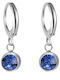 FantazyStores Earrings Made Of Blue Steel