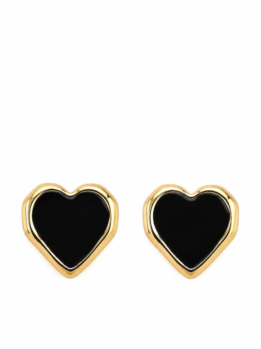 FantazyStores Earrings Made Of Black Steel