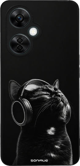 Калъф Sonique Men's Edition OnePlus Nord CE 3 Lite 5G Audio Kitten Черен