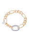 Rebecca Damen Armband Kette aus Silber Vergoldet