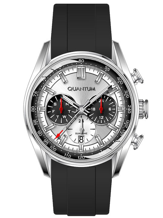 Quantum Adrenaline Herrenuhr 42 mm mit schwarze...