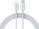 Benks Geflochtenes USB-C zu Blitzkabel 27W Weiß 2m