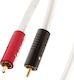 Atlas Cables Елемент Ахроматичен RCA Кабел RCA Мъжки - RCA Мъжки 1м