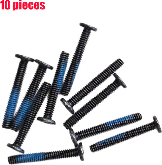 Screws Set Laptop Asus A441 A441u A441na A441ua F441 F441u F441ba F441ua F441ma R414 R414u R414sa K441 K441uv F441ma-ga073t F441ma-fa074t R414sa-wx124t Bottom Case Screws 2mm X 15mm 10pcs Code 1-bolt010