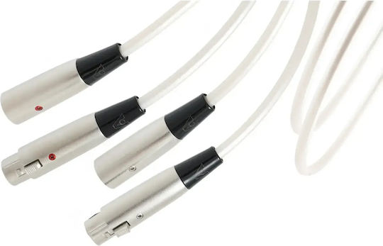 Atlas Cables XLR-Kabel 2 x XLR-Stecker - 2 x XLR-Buchse Schwarz 1m