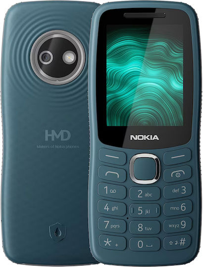 Nokia 123 Shield Dual SIM мобилен телефон с бутони зелен