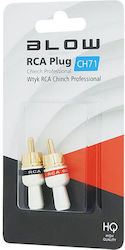 Professional RCA Plugs 2 Pieces Blow