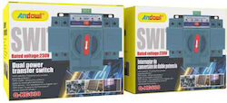 Andowl Comutator de transfer cu alimentare dublă 230v – Dual Power Transfer Switch