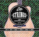 Light Set of Bronze Acoustic Guitar Strings 11 - 52"