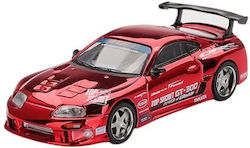 Toyota Supra A80 Top Secret GT-300 Red Chrome Car Model 2014 Scale 1:64 Mini GT MGT01132-L Toyota Supra A80 Top Secret GT-300 Red Chrome Car Model 2014 Scale 1:64 Mini GT MGT01132-L