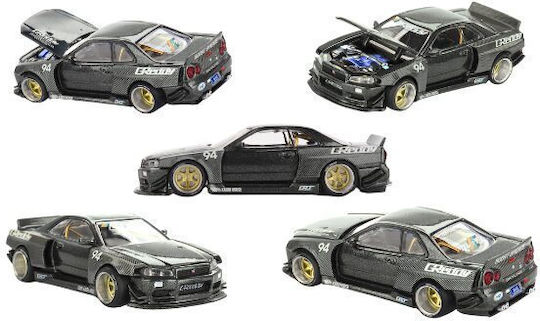 Model Mașină Nissan Skyline Gt-r R34 Kaido Works Greddy V2 1999 Scara 1:64 Mini GT Khmg222