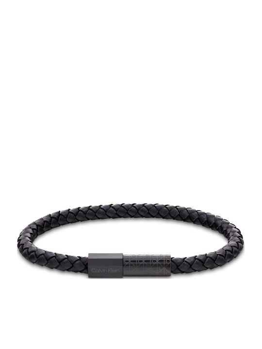 Calvin Klein Brățară pentru bărbați din piele 19.5cm
